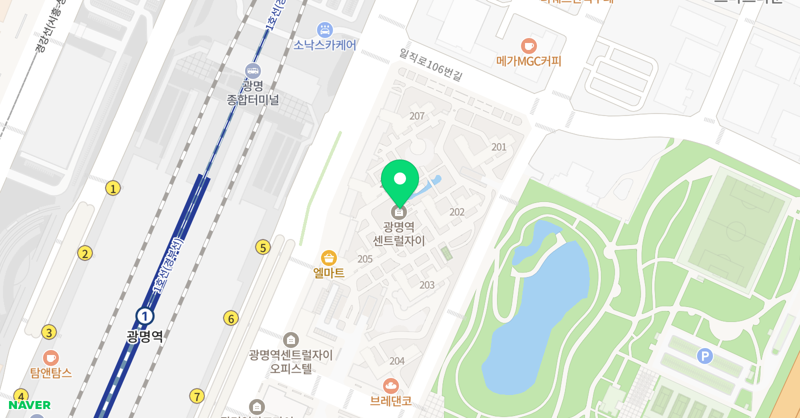 S 잉글리쉬 원어민 영어회화 위치