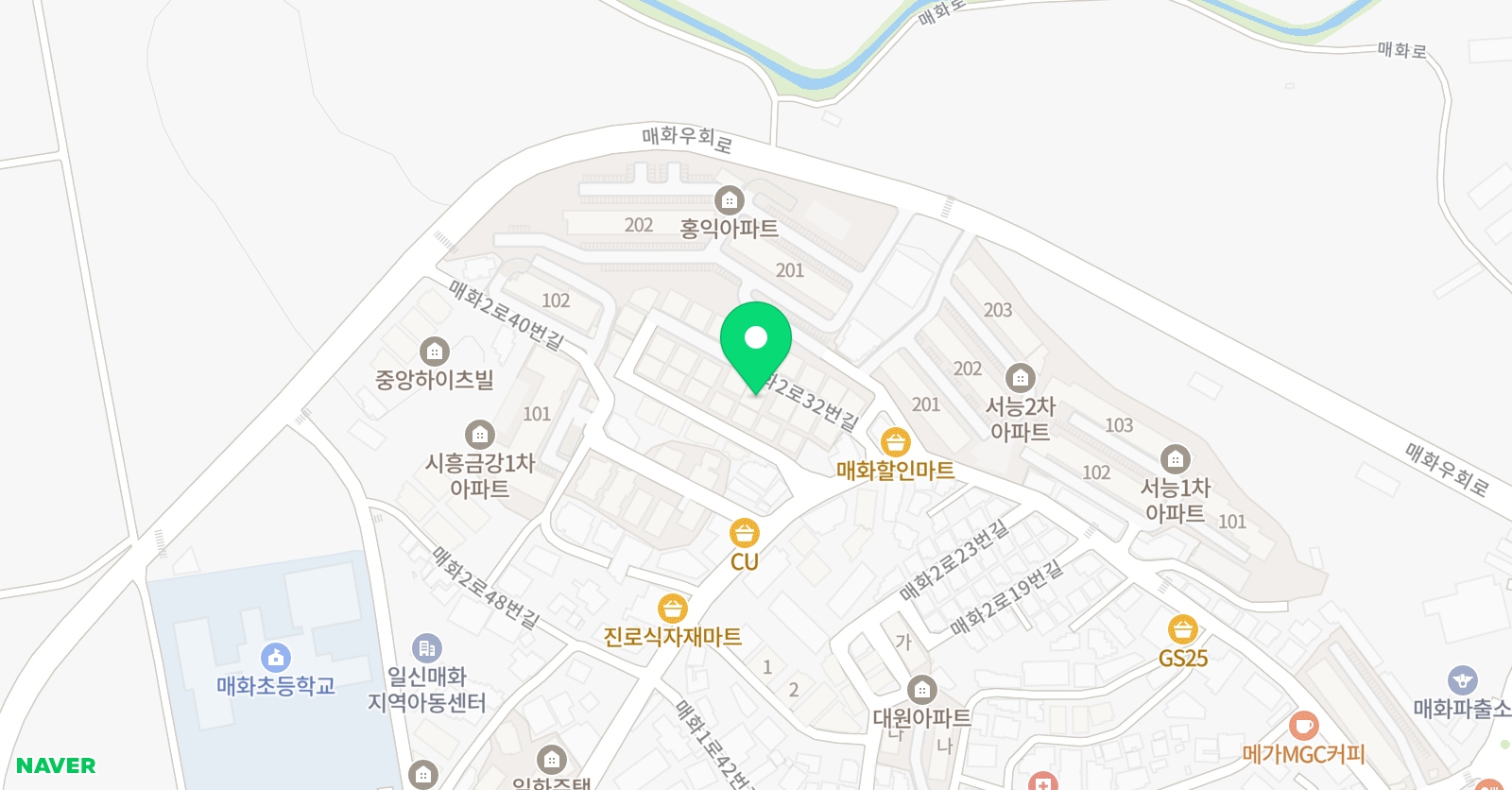 푸르넷 공부방 매화점 위치