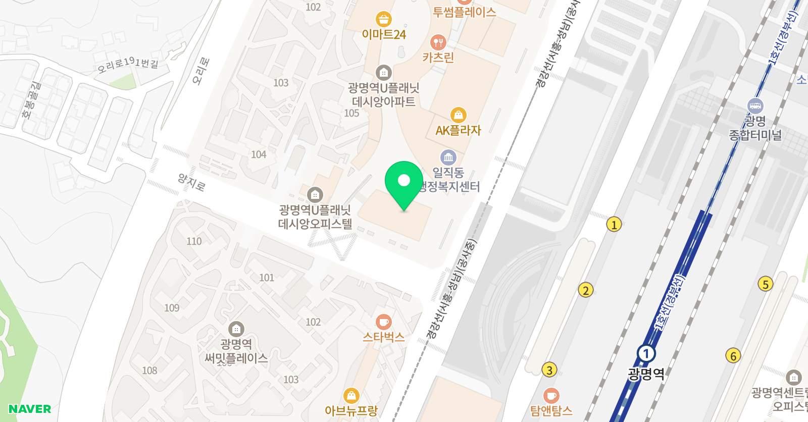 티매쓰 수학학원 위치
