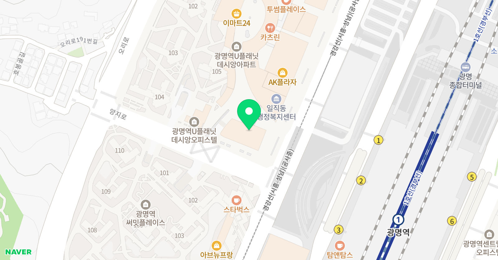 언어나이성장훈련센터 위치