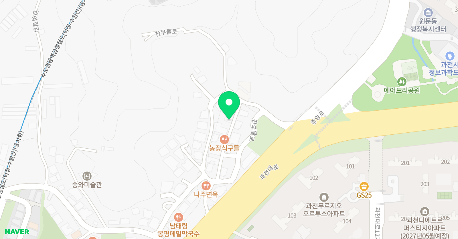 CLC 어학원 가든캠퍼스 위치