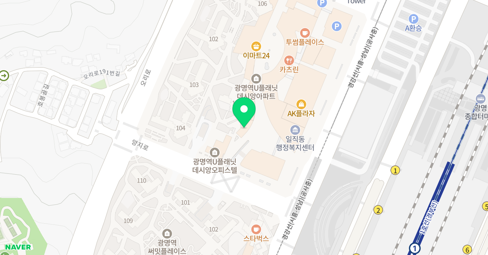 유경화의 주산암산 위치