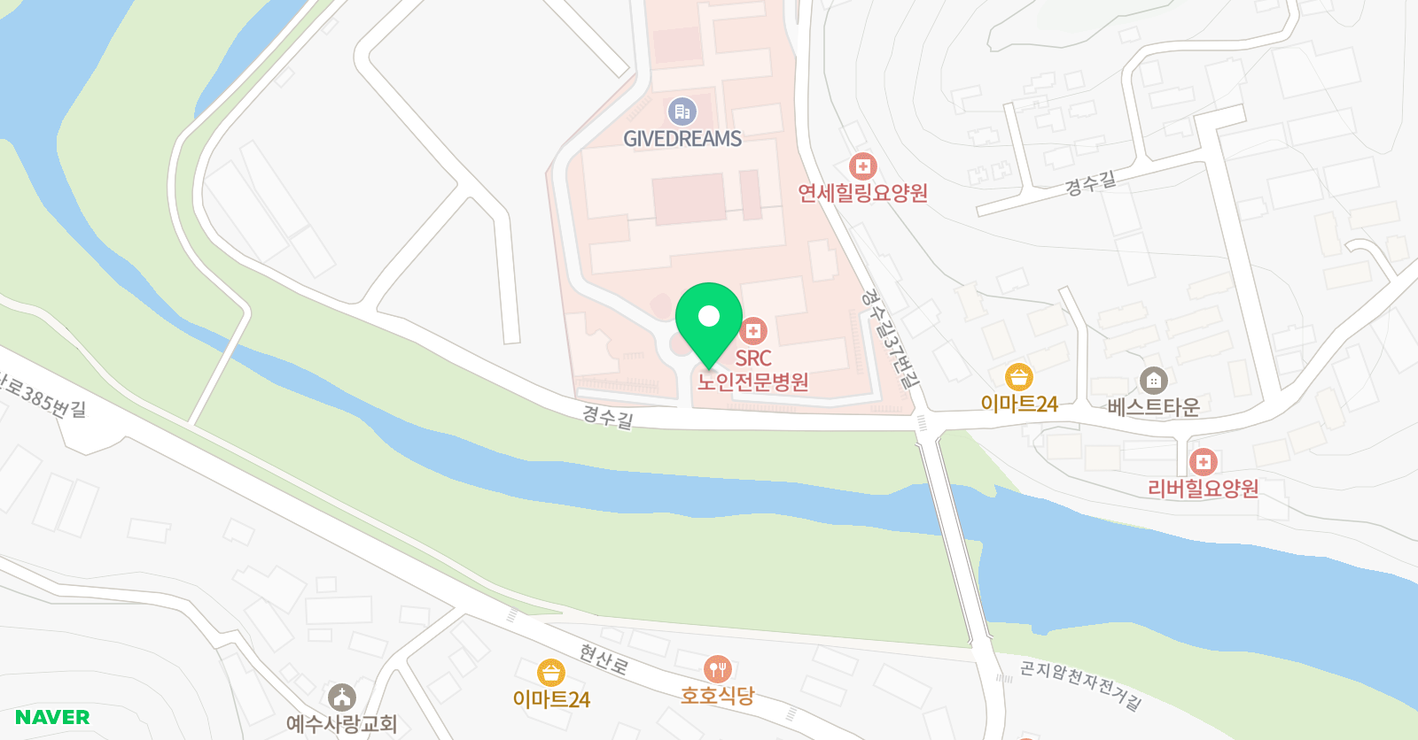 src 스포츠센터 위치