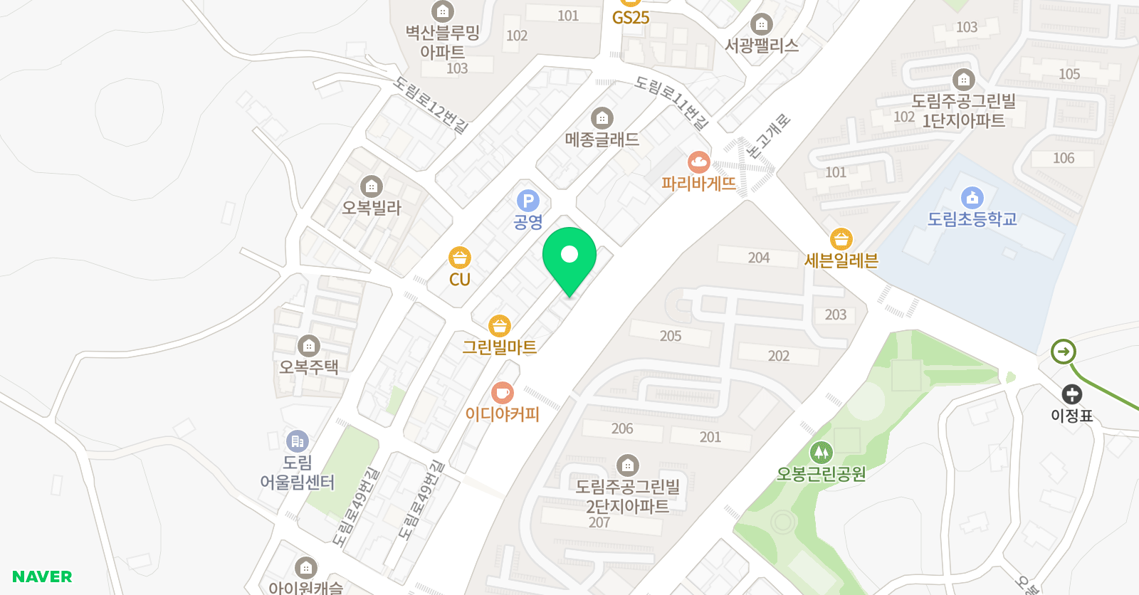 더봄 피아노교습소 위치
