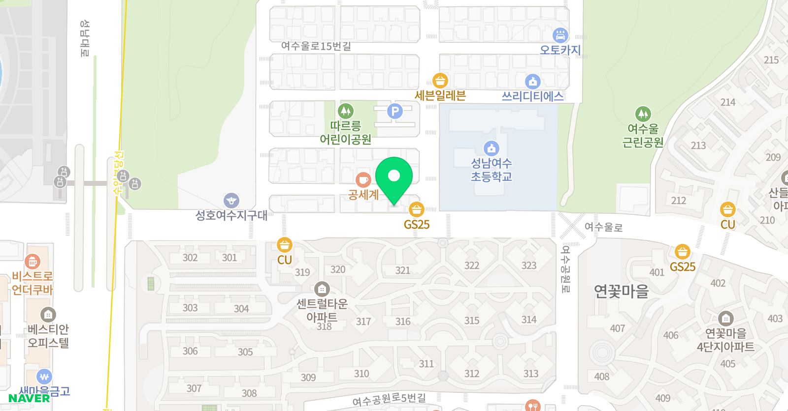 동영 태권도 아카데미 위치