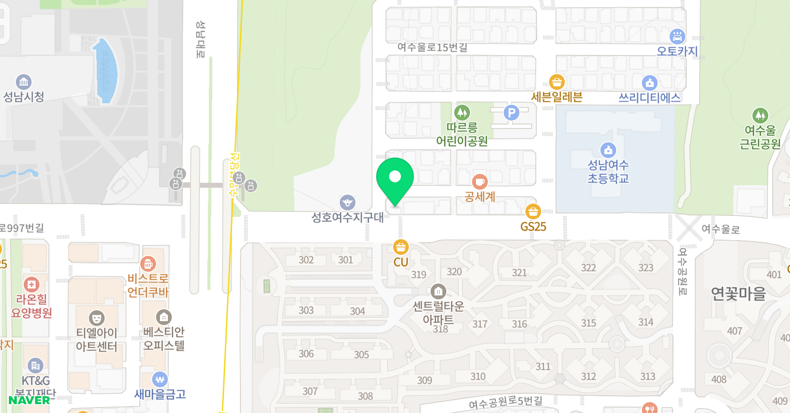윤선생우리집앞 영어교실 센트럴타운점 위치
