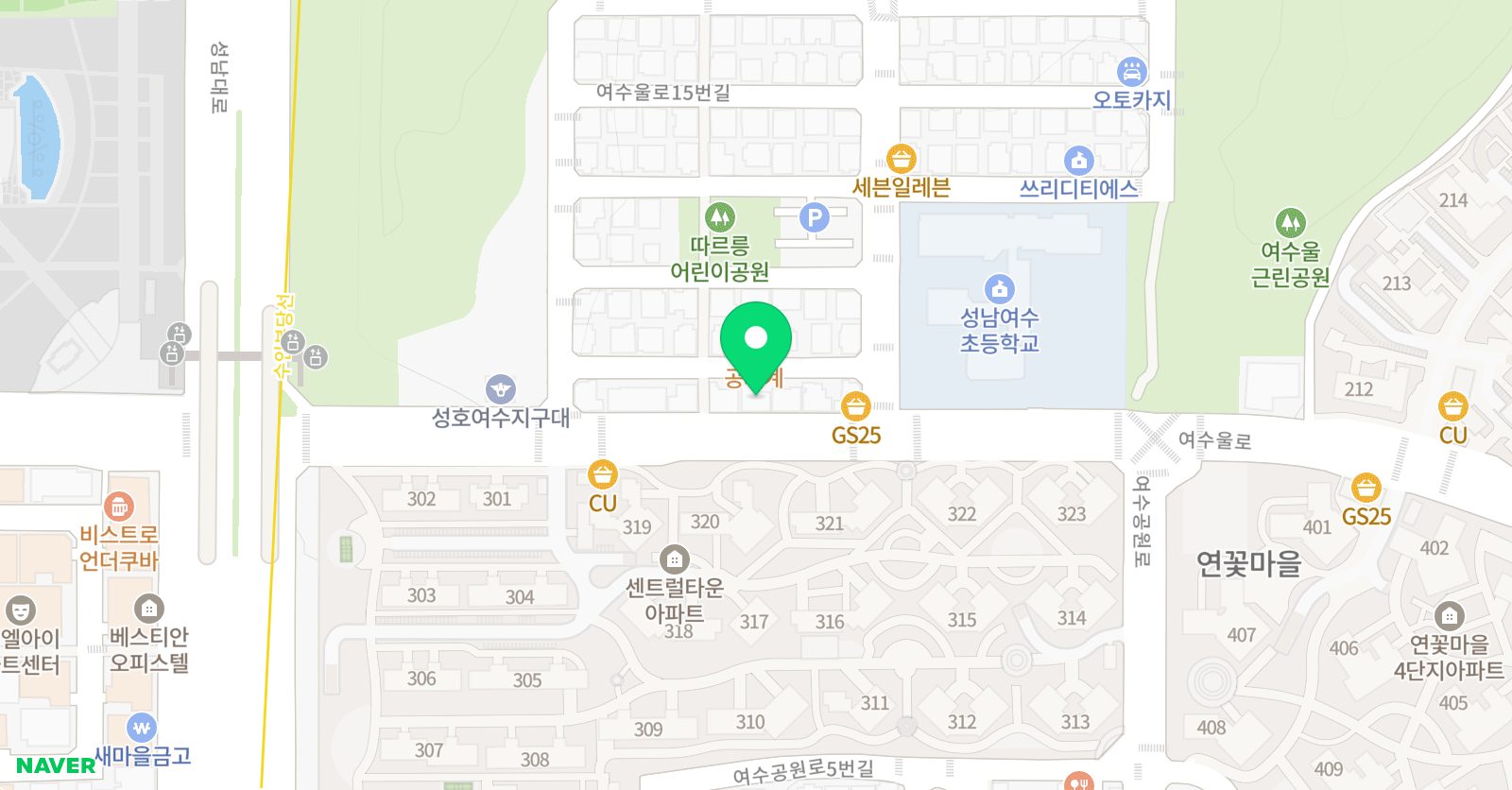 헤나앤미셸 영어학원 위치