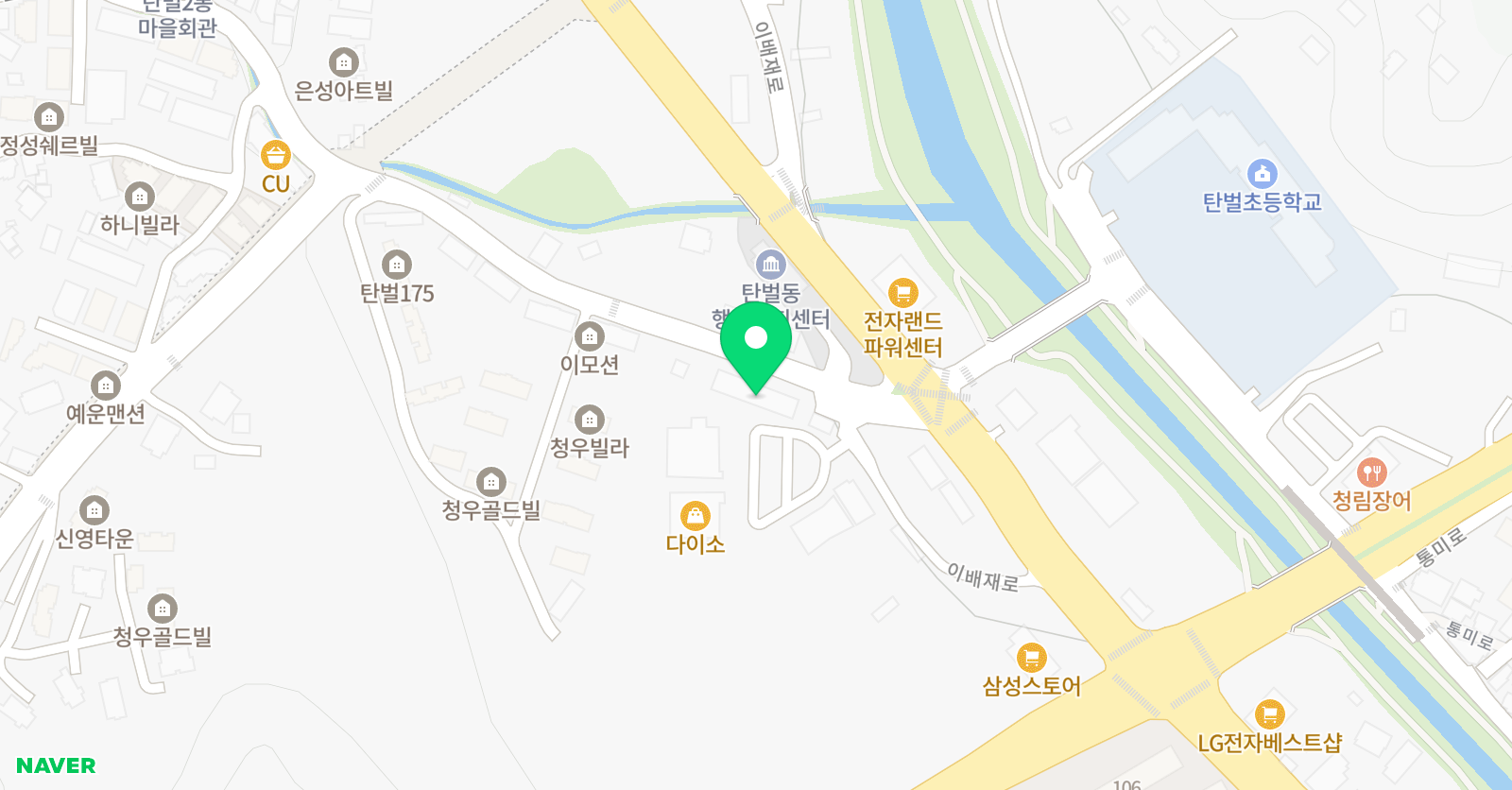 체리 종합학원 위치