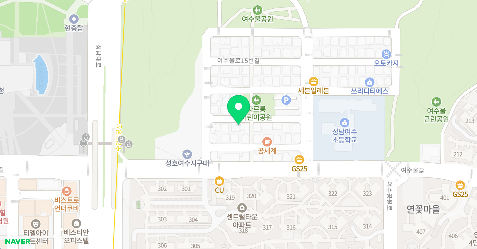 라온드럼뮤직 위치