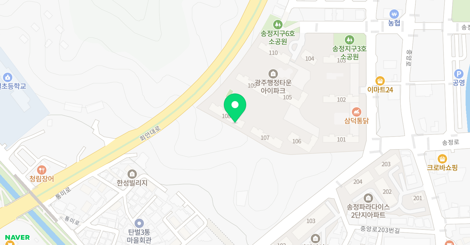 스마트해법 영어 스마트해법수학 광주송정점 위치