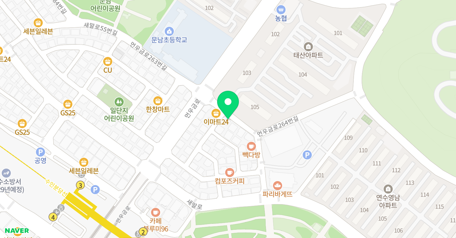 능률주니어랩 연수1교실 위치