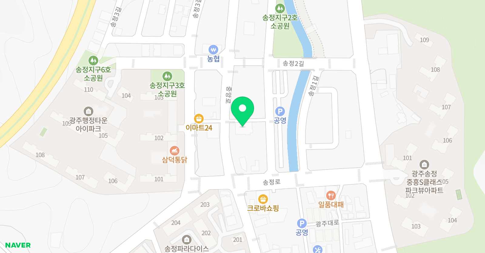 외대HS 어학원 경기광주시청브랜치 위치