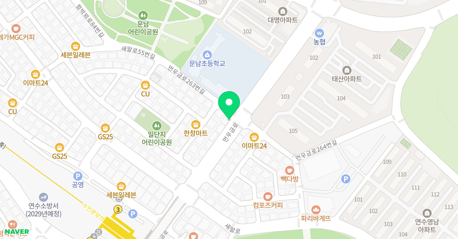 듀크 영어전문학원 위치