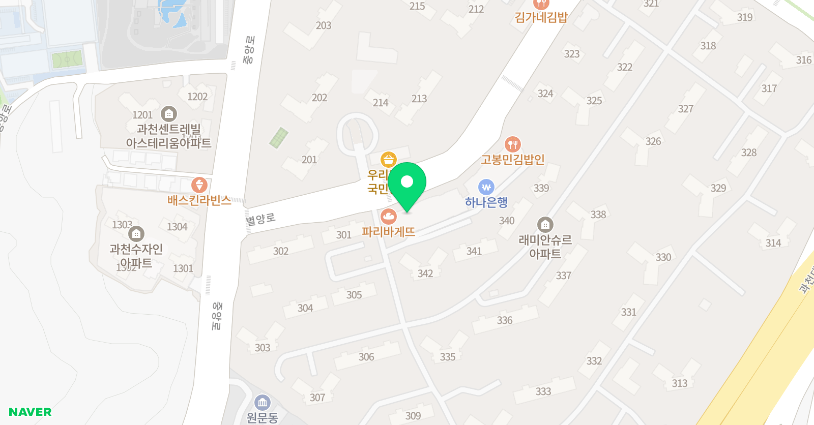 리쌤 주산암산 위치