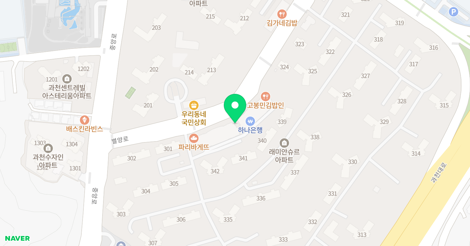 홍익아띠 미술학원 위치