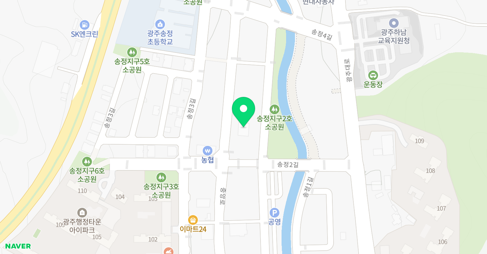 용인대 미르 태권도 위치
