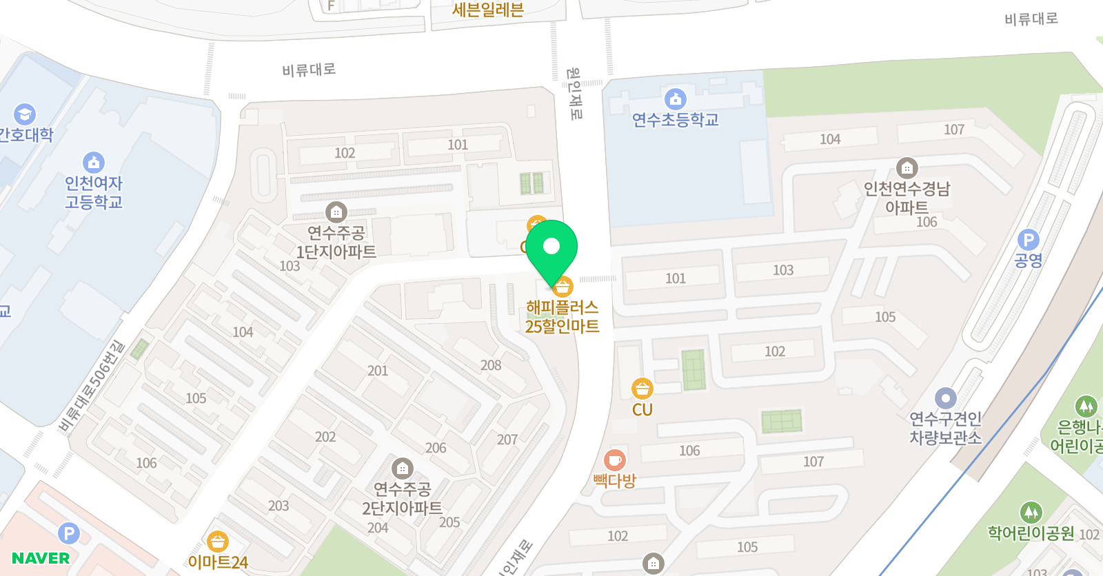 뮤즈 음악학원 위치