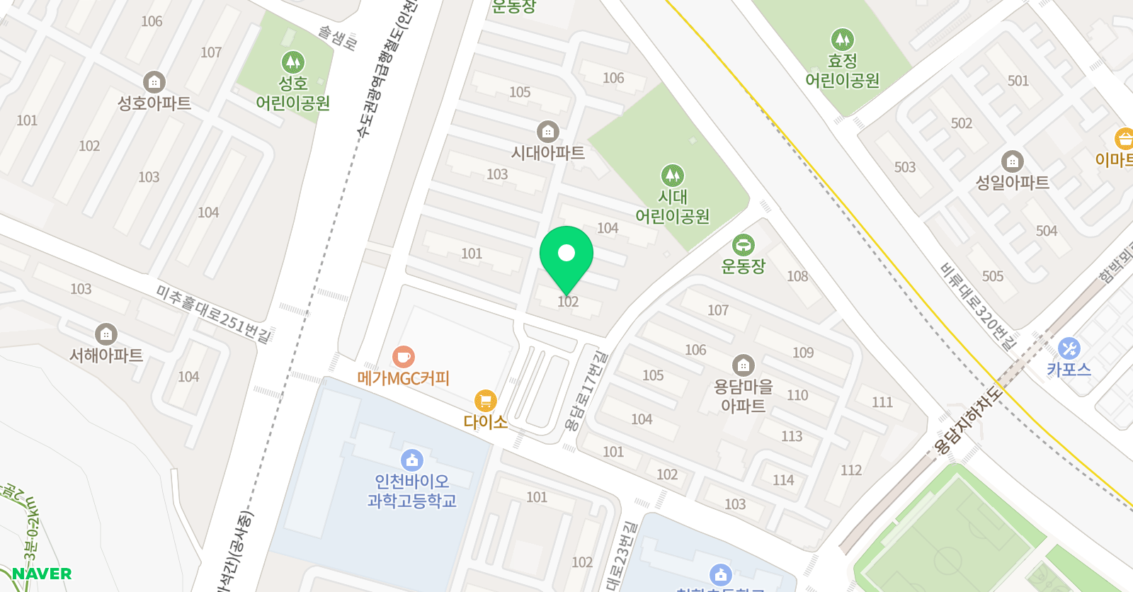 금샘 공부방 위치