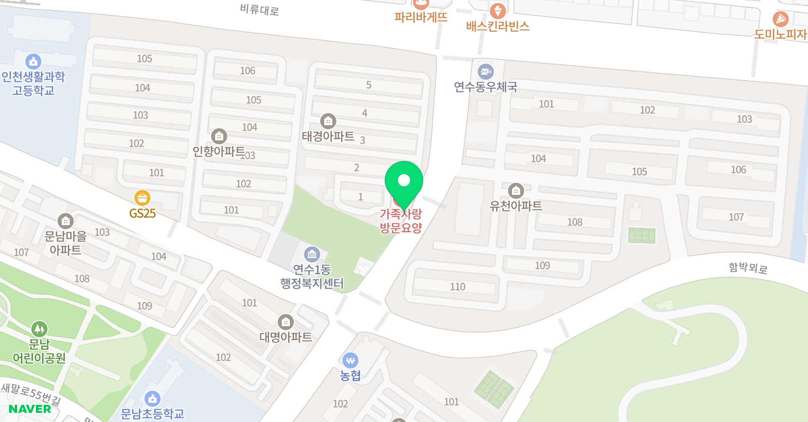 명음 피아노음악학원 위치