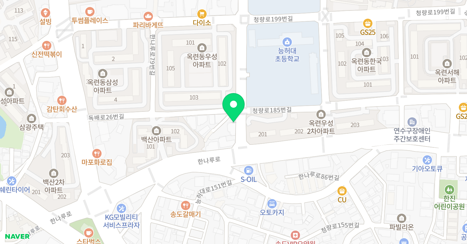 투에이치 학원 위치