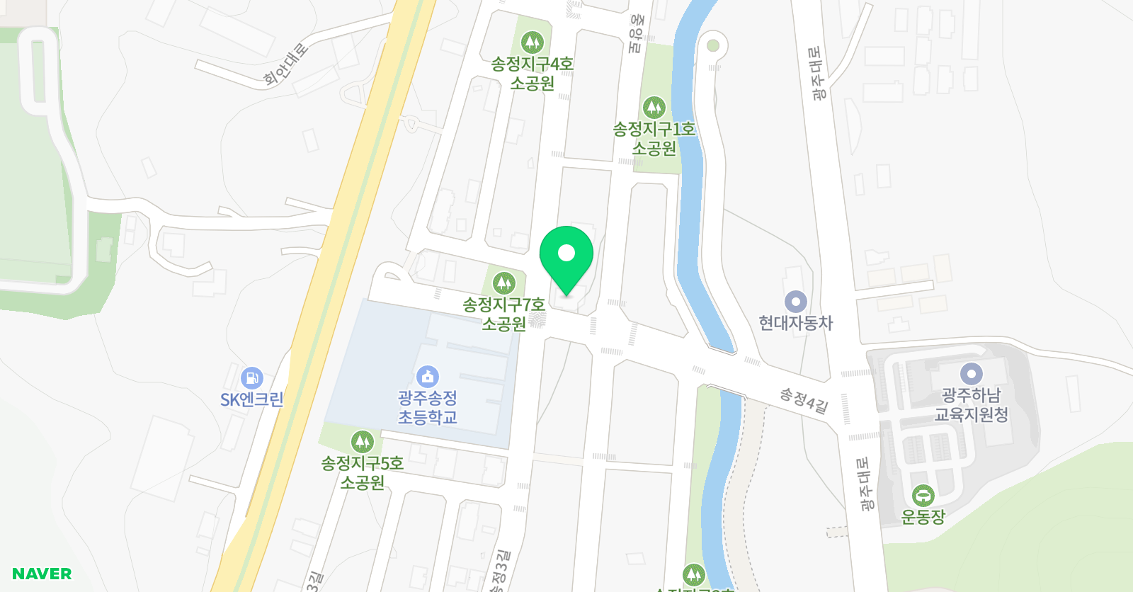비욘드잉글리쉬 영어 학원 송정캠퍼스 위치