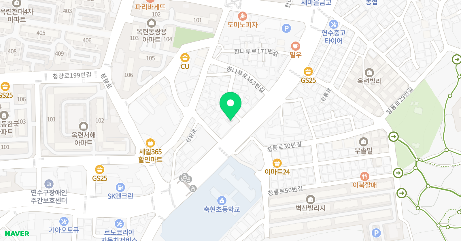 강한 학원 위치