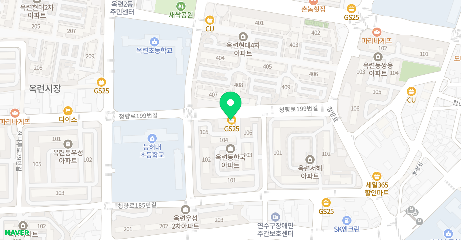 삼성영어셀레나 옥련한국교습소 위치