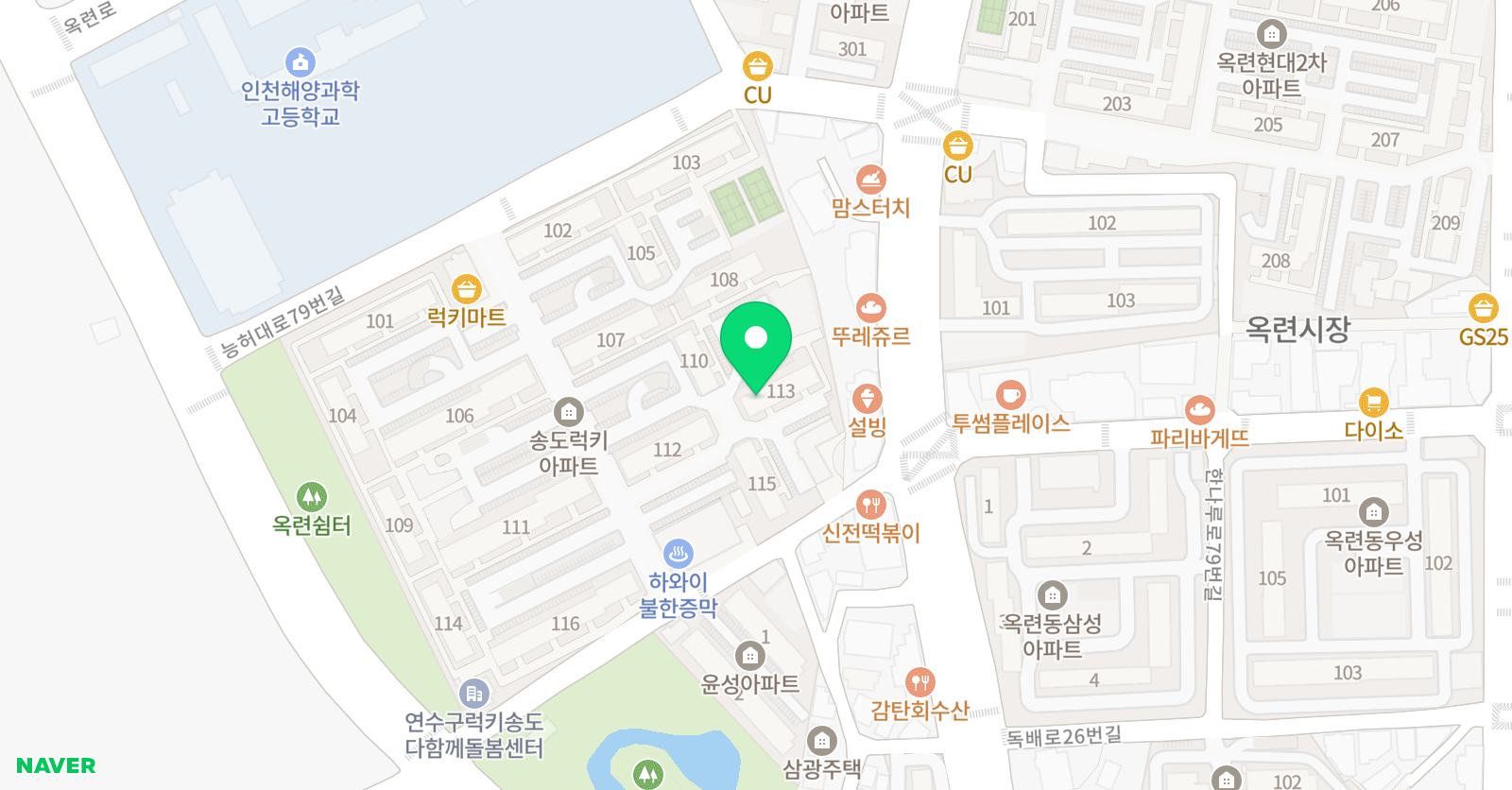 기탄 사고력교실 옥련럭키점 위치