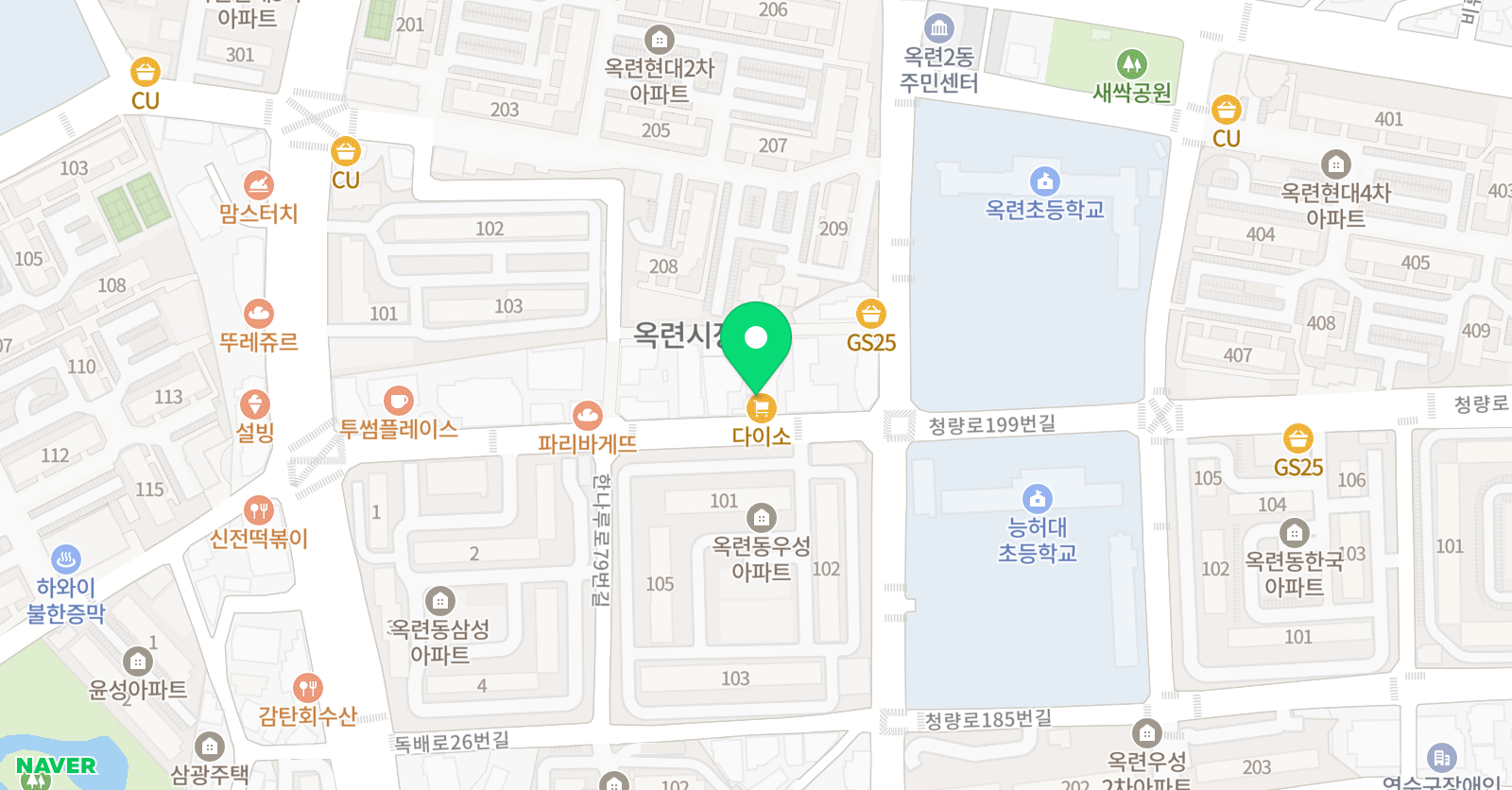 이지스터디 학원 위치