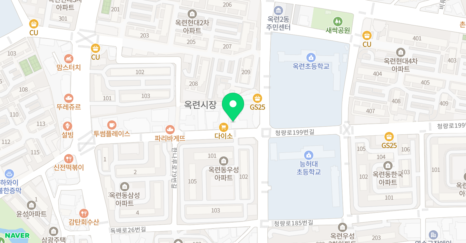 두드림 수학학원 위치