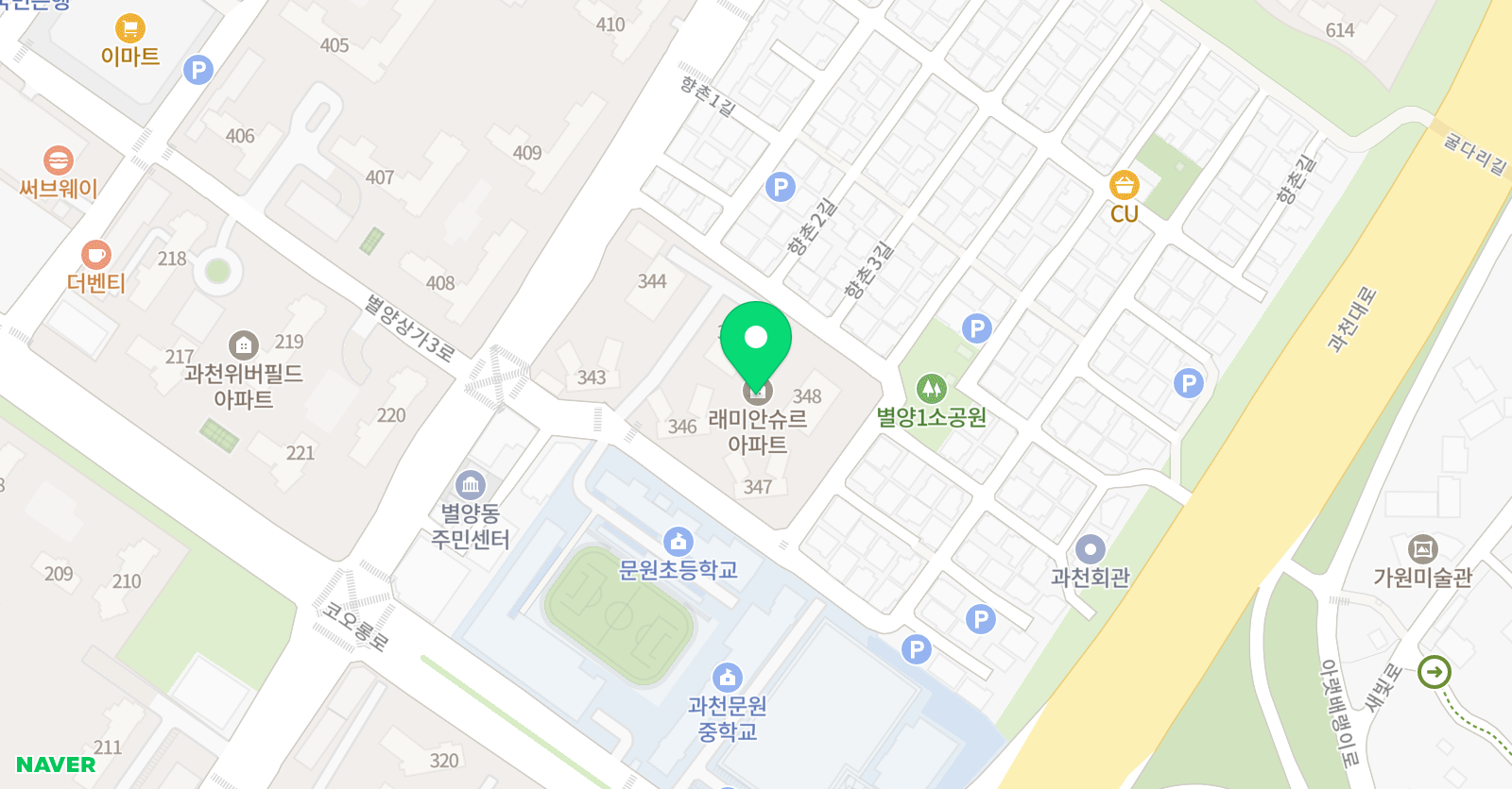 어린음악대 문원참예음원 위치