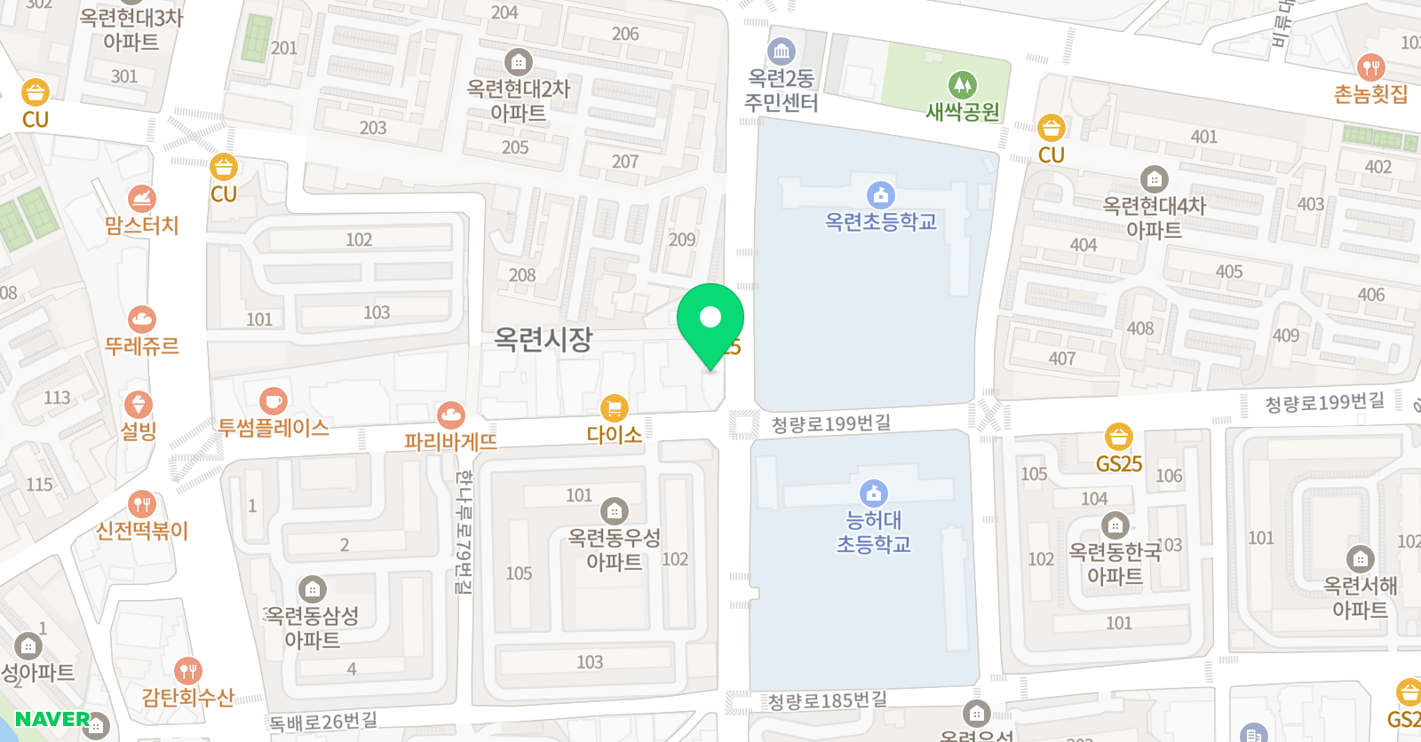 토킹클럽 어학원 인천옥련캠퍼스 위치