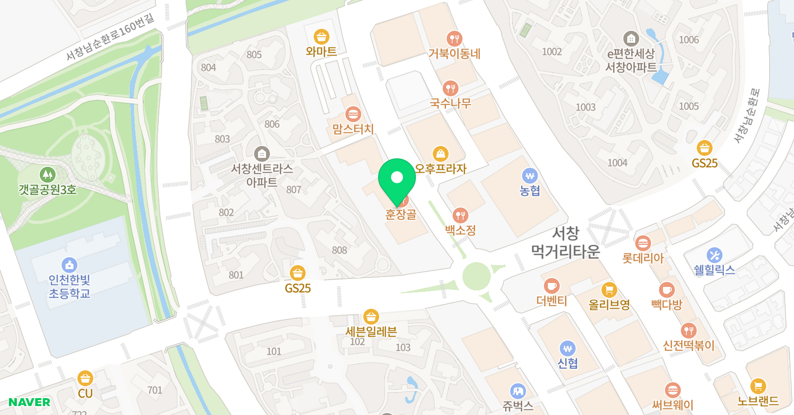 경희대비앤비 태권도 위치