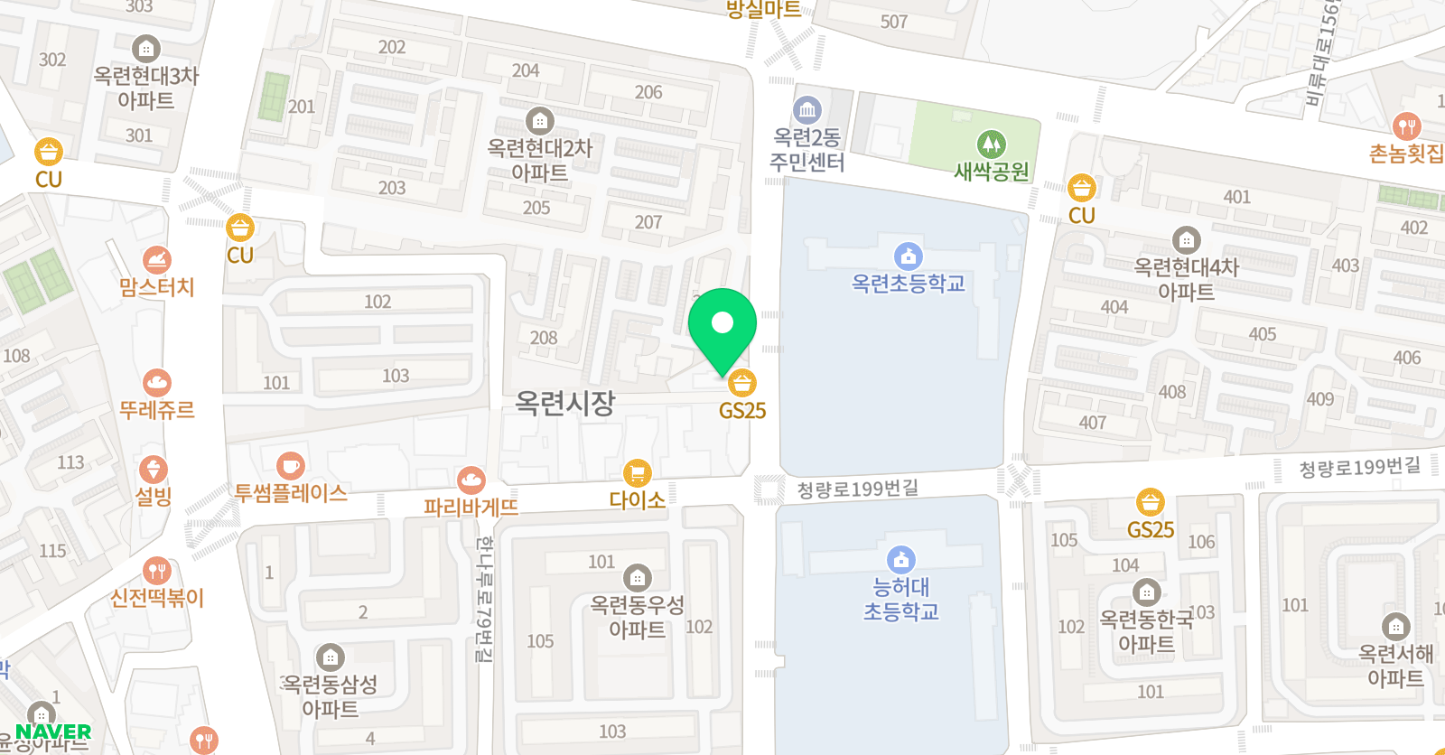 연세가우스 학원 위치
