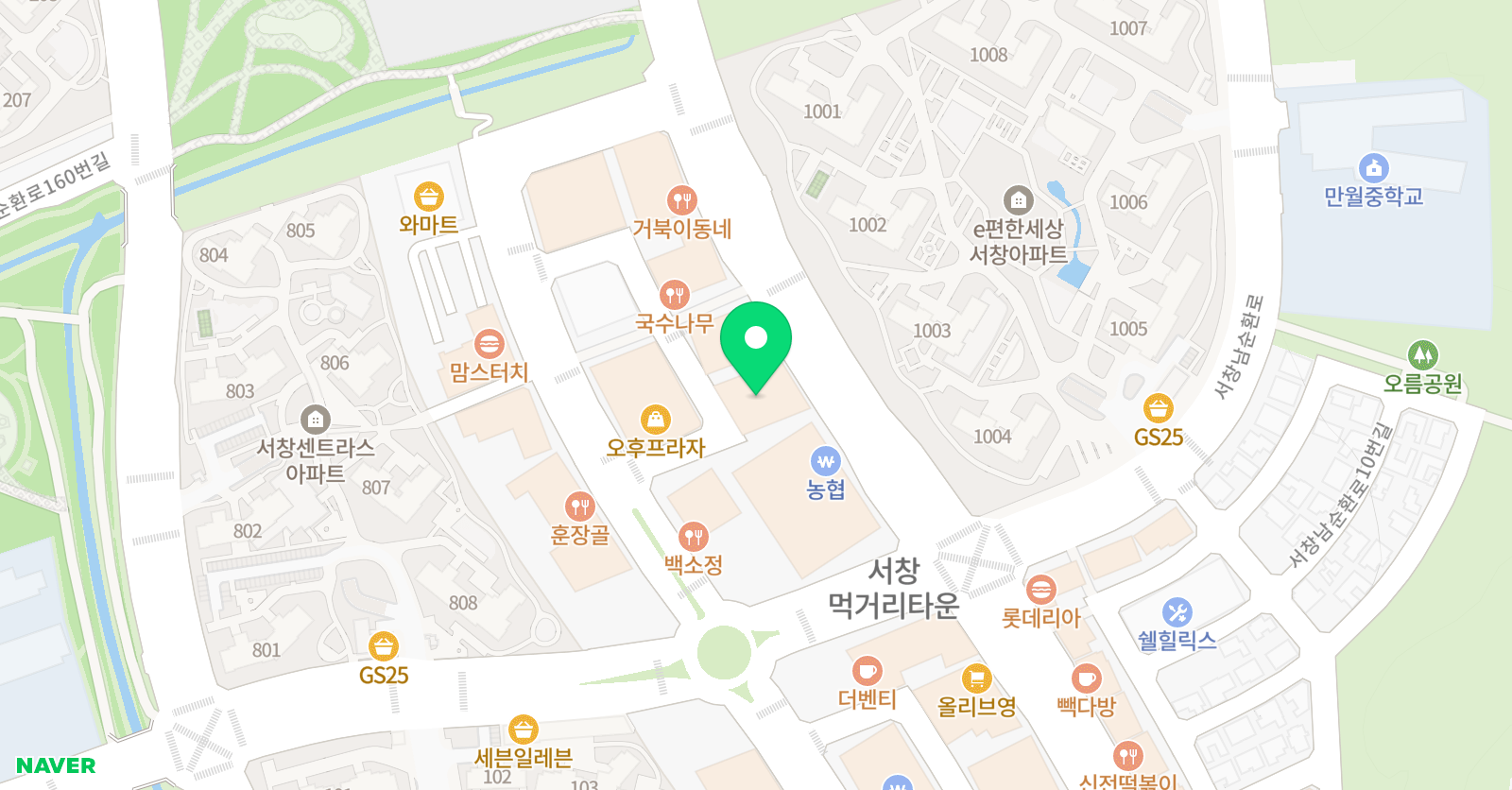 체케티 발레무용학원 위치