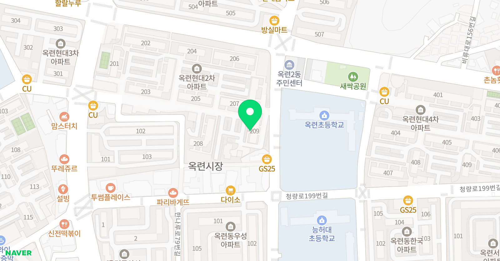 씨에이치엔 영어 위치