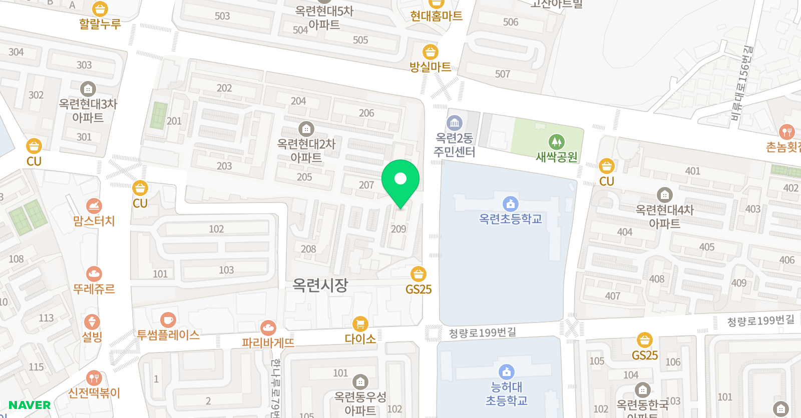 아소비 인천 옥련현대2차점 위치