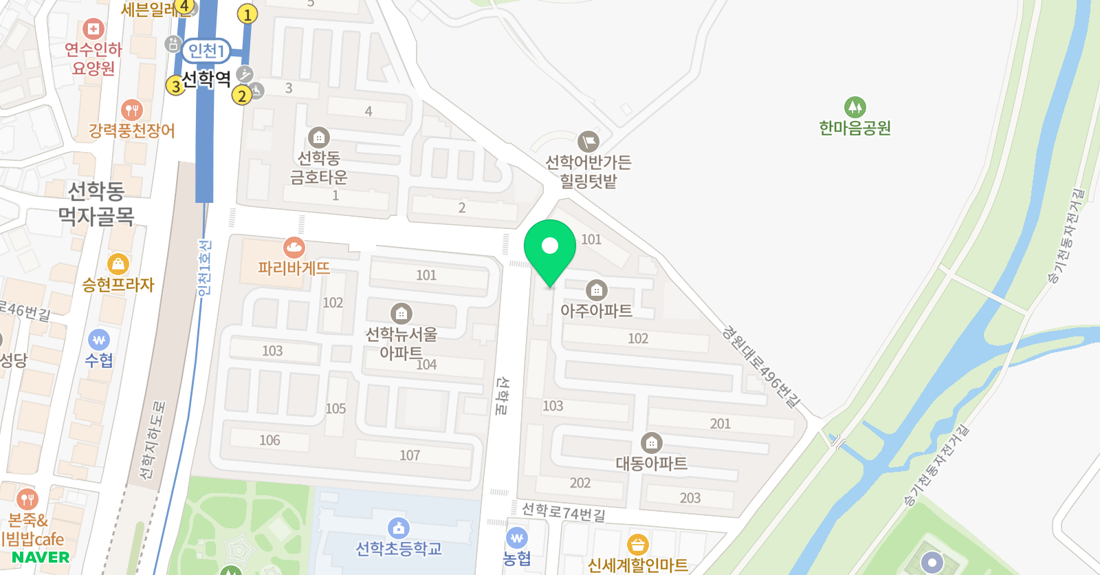 달리 미술 위치