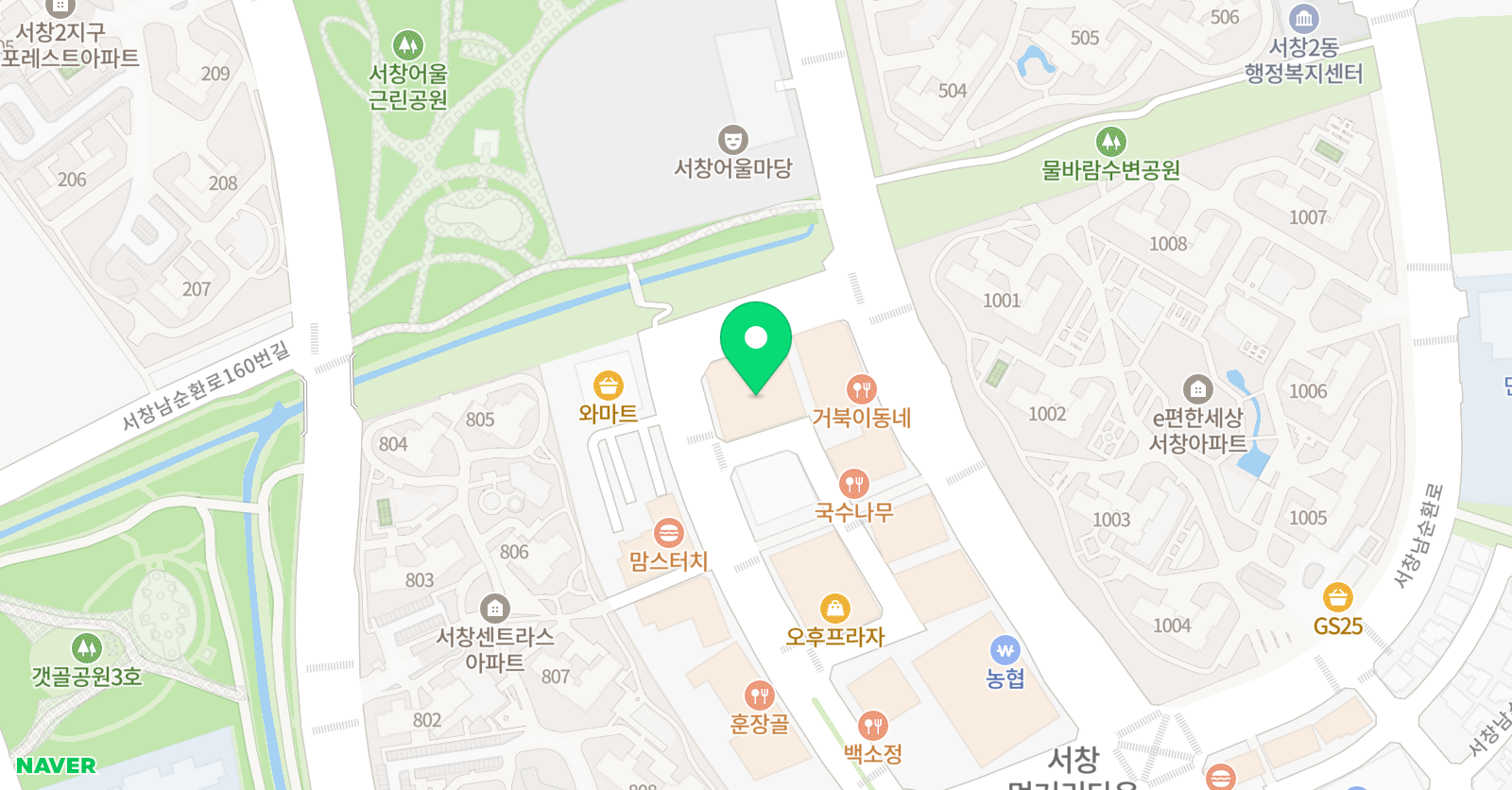 서창이화 음악학원 위치