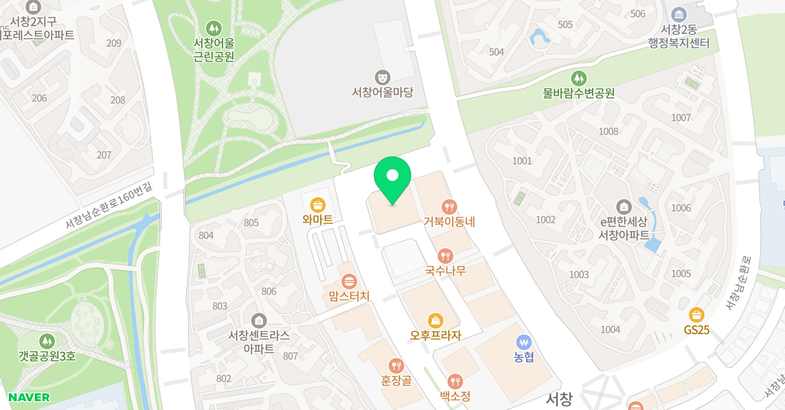 링키영어 서창푸르지오점 위치