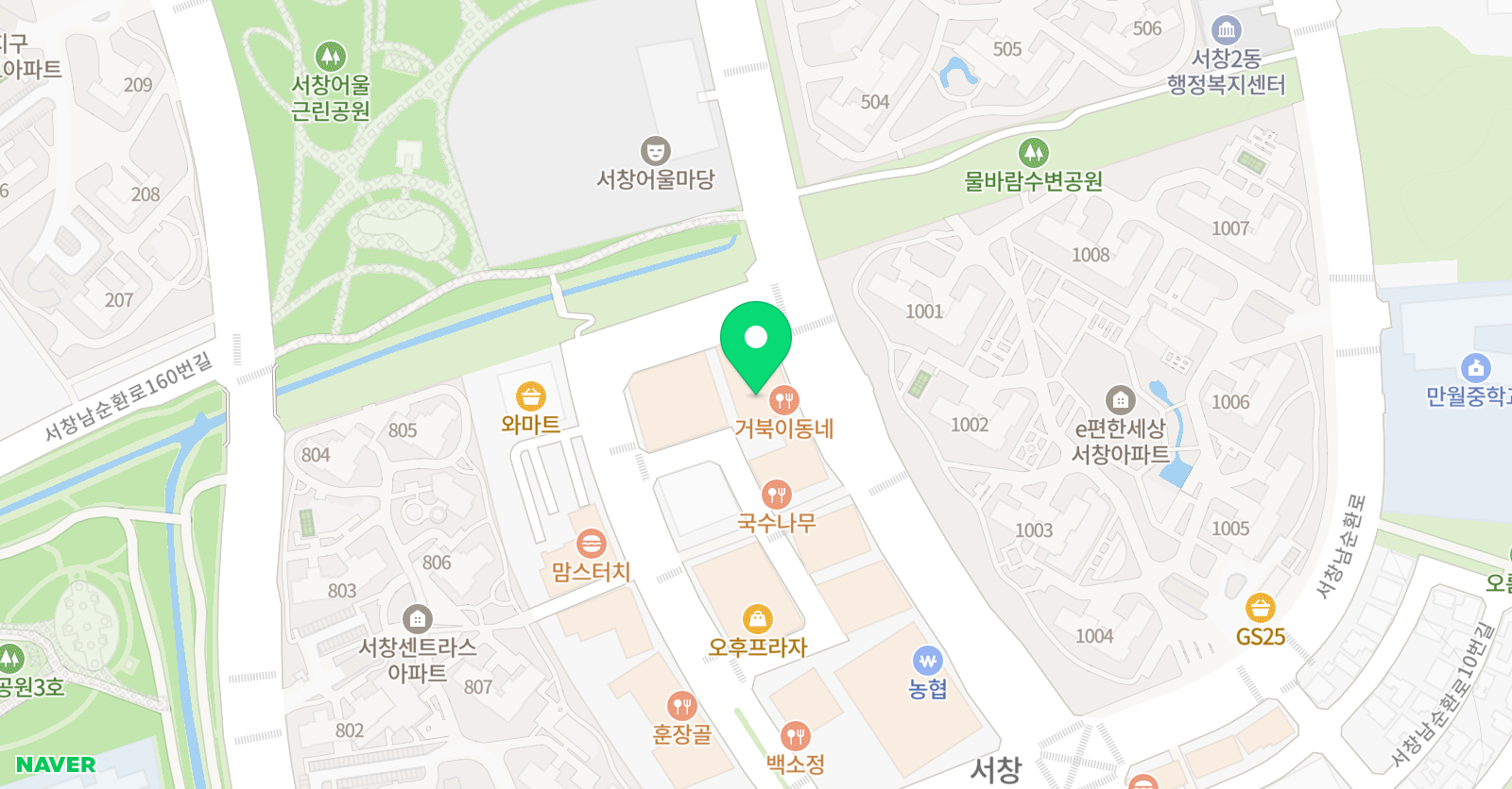 외대아카데미 영어학원 위치