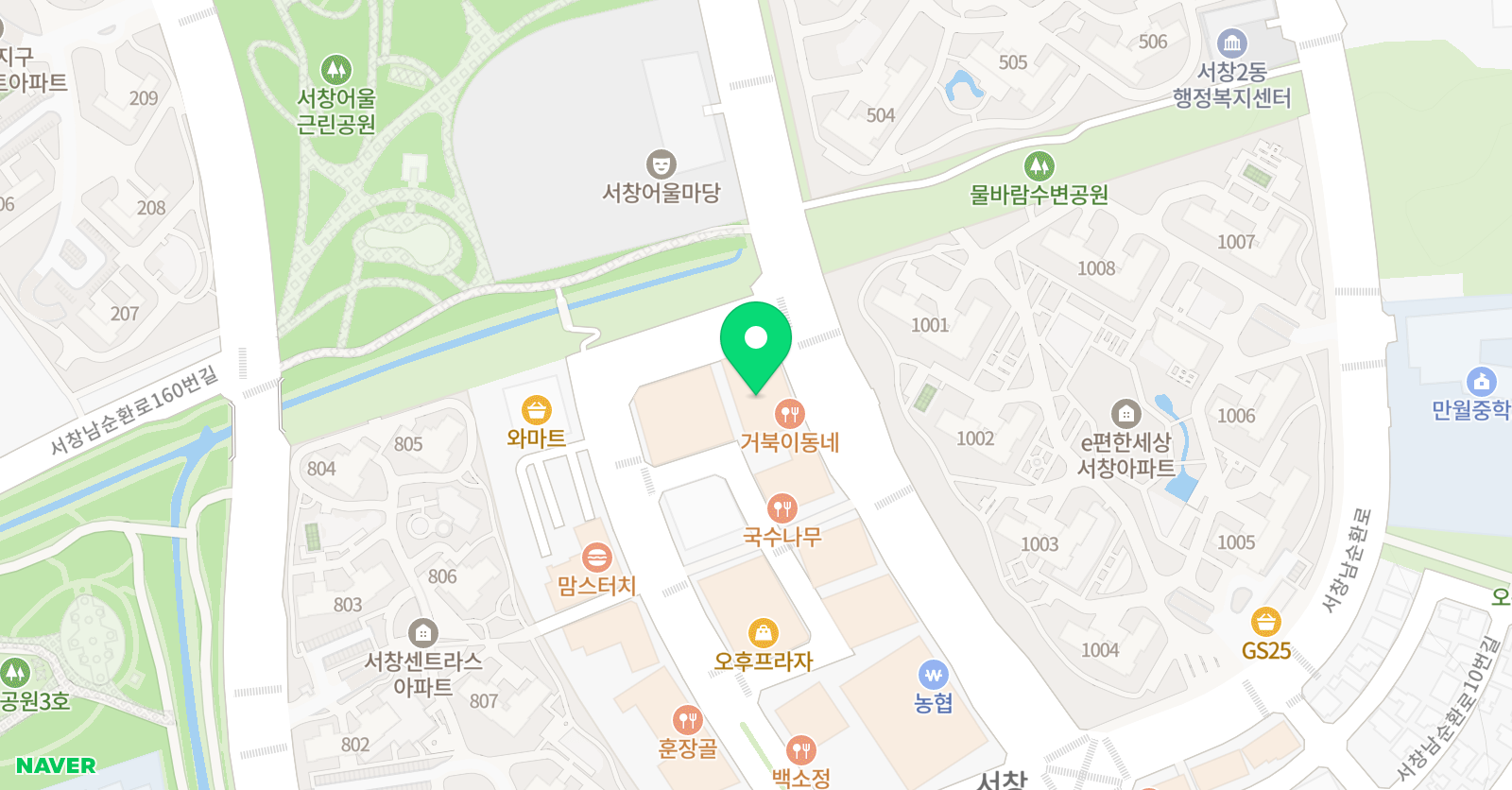 파머스 어학원 서창캠퍼스 위치