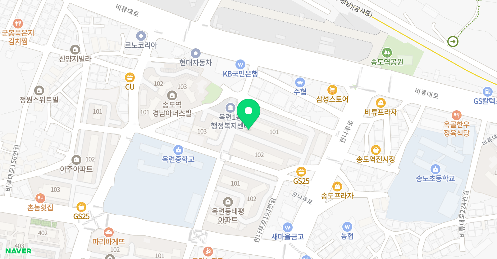 이랑 태권도 위치