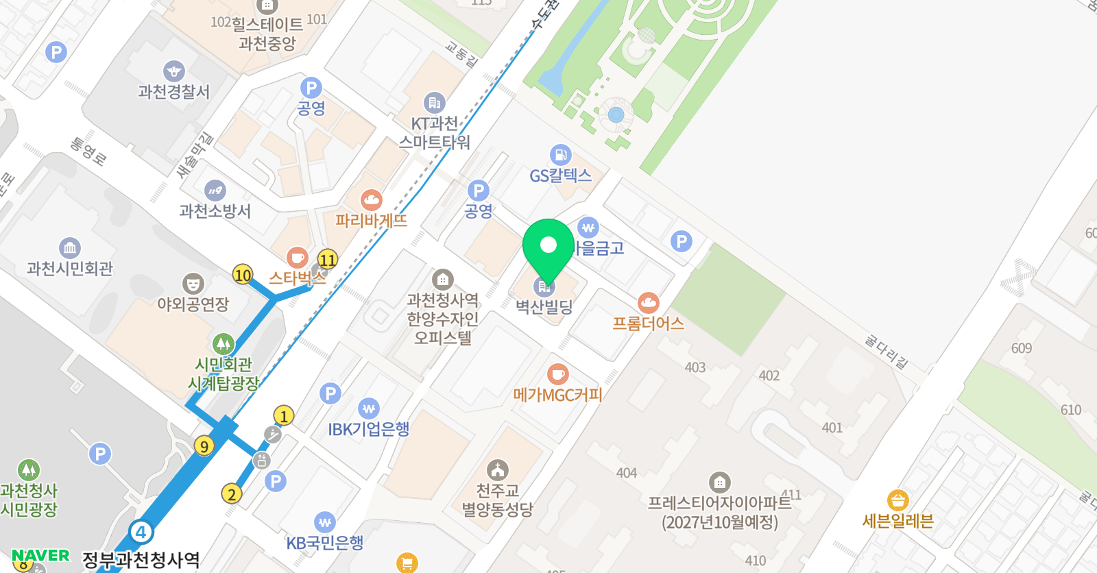 아이숲 미술교습소 위치
