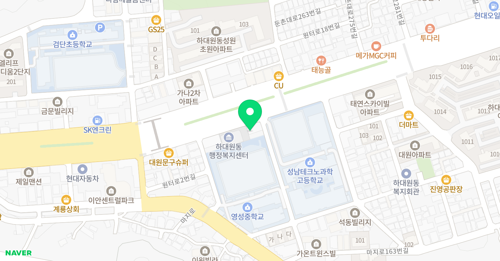 리더스 학원 위치