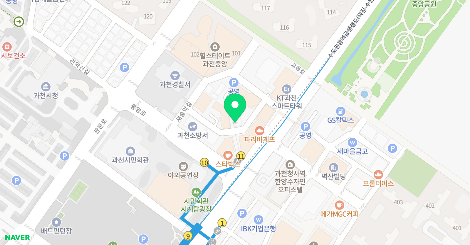 할할당 어학원 위치