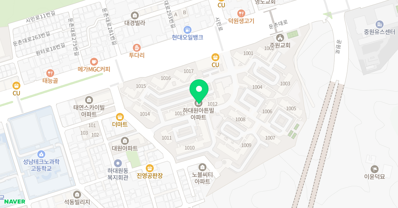 한우리 독서토론논술 성남중원하대원독서교실 위치