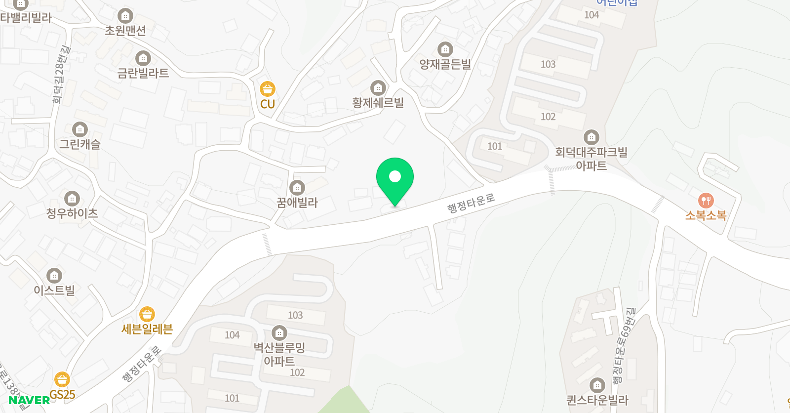 튼튼 태권도 위치