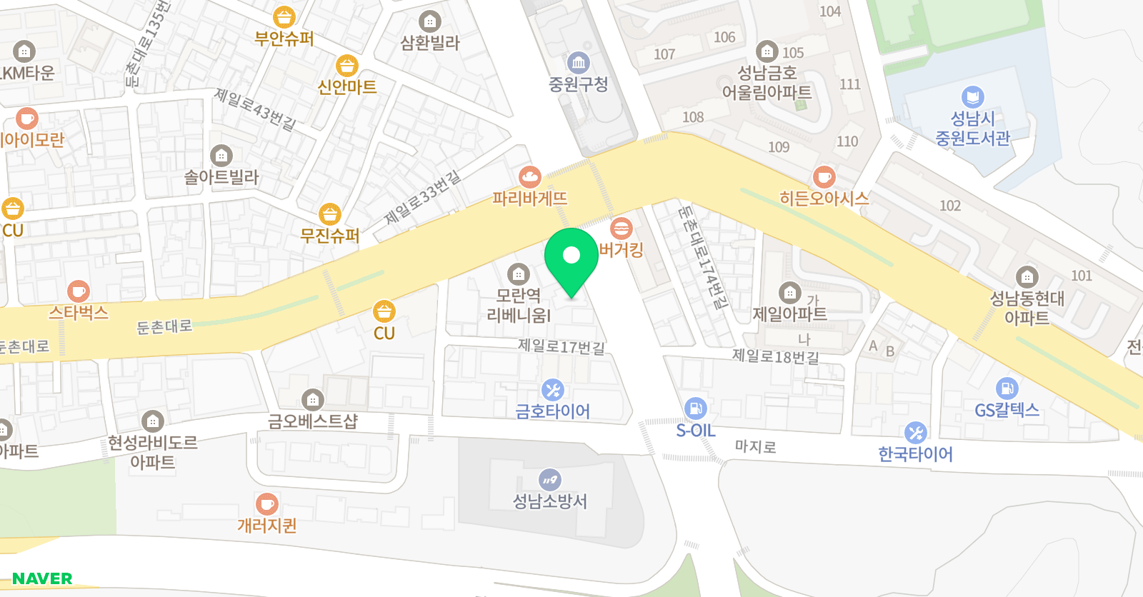 제이원 유소년축구클럽 위치
