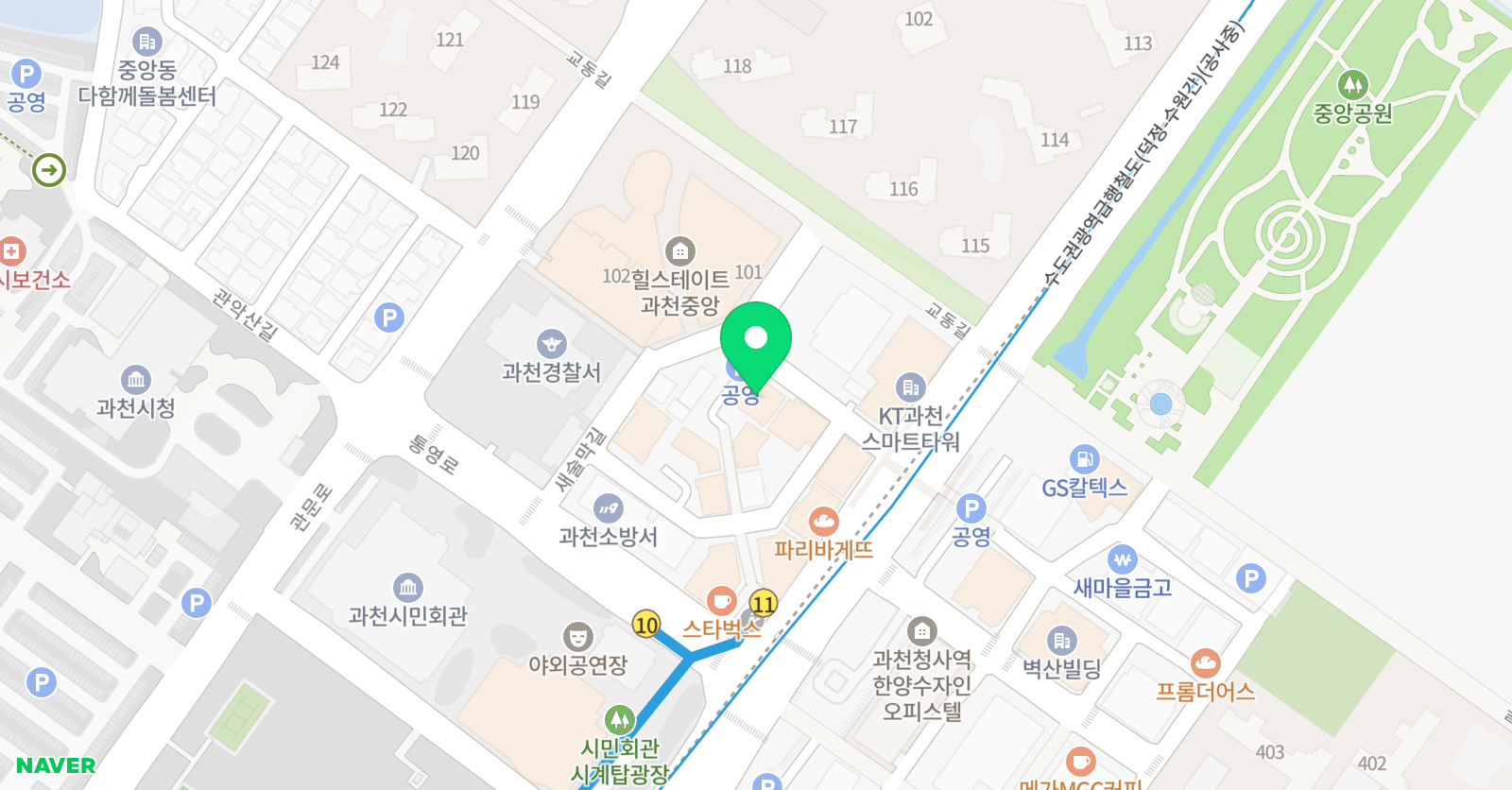 블루밍 영어학원 위치